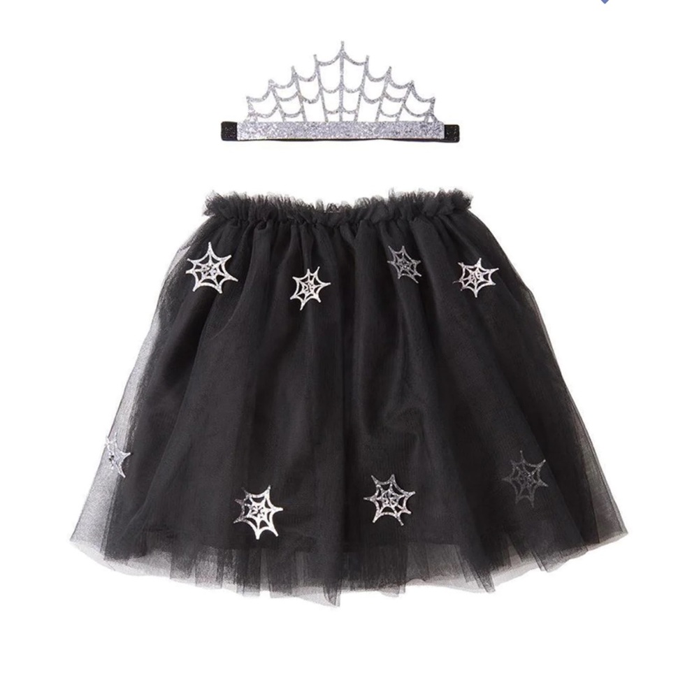 Meri Meri Cobweb Tutu and Headband Set